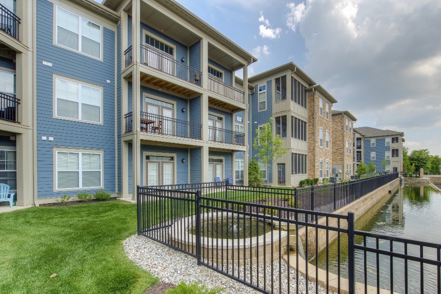 Exterior view of a Plainfield apartment community.